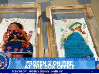 Good Morning America. Frozen 2 on fire at the box office