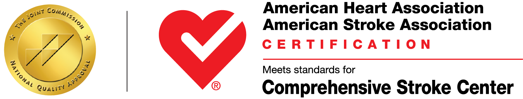American Heart Association American Stroke Association Certification Meets Standards for Comprehensive Stoke Center