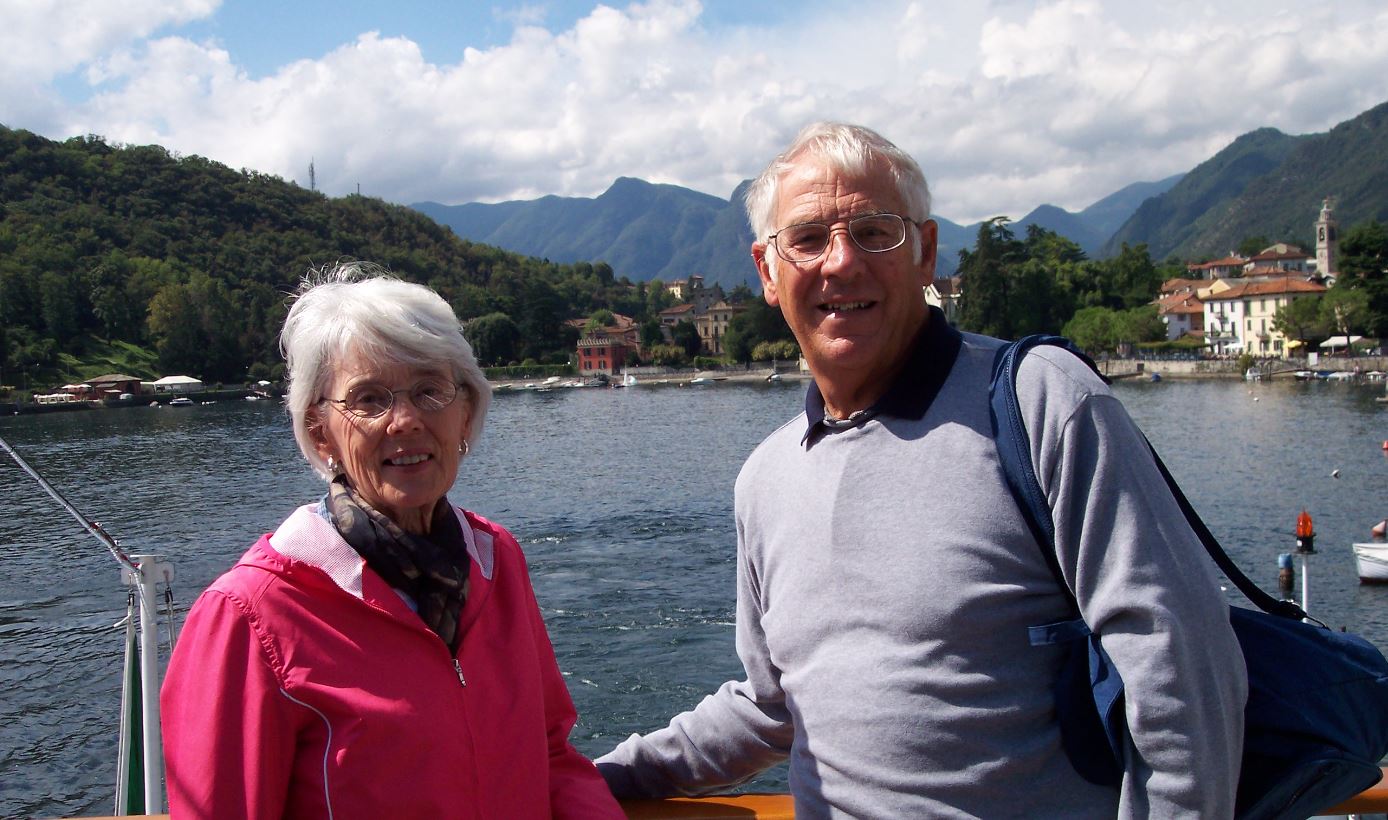 Ann and Don on a boat together