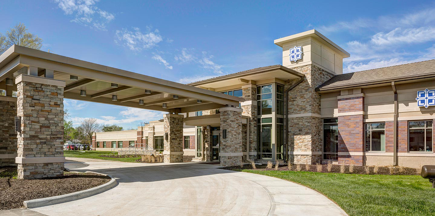 Exterior view of Anderson County Hospital