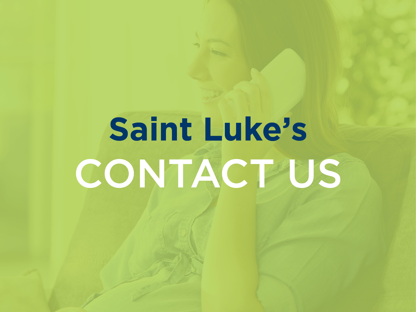Saint Luke's Maternity Contact Us icon
