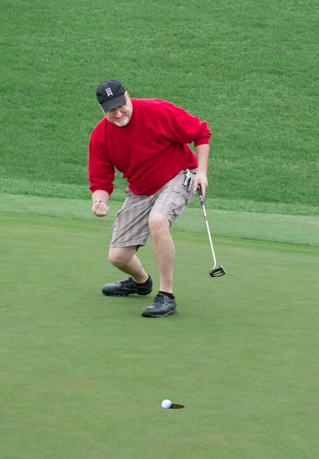 Pete, a stroke survivor, is back on the golf course thanks to quick treatment at Saint Luke's South