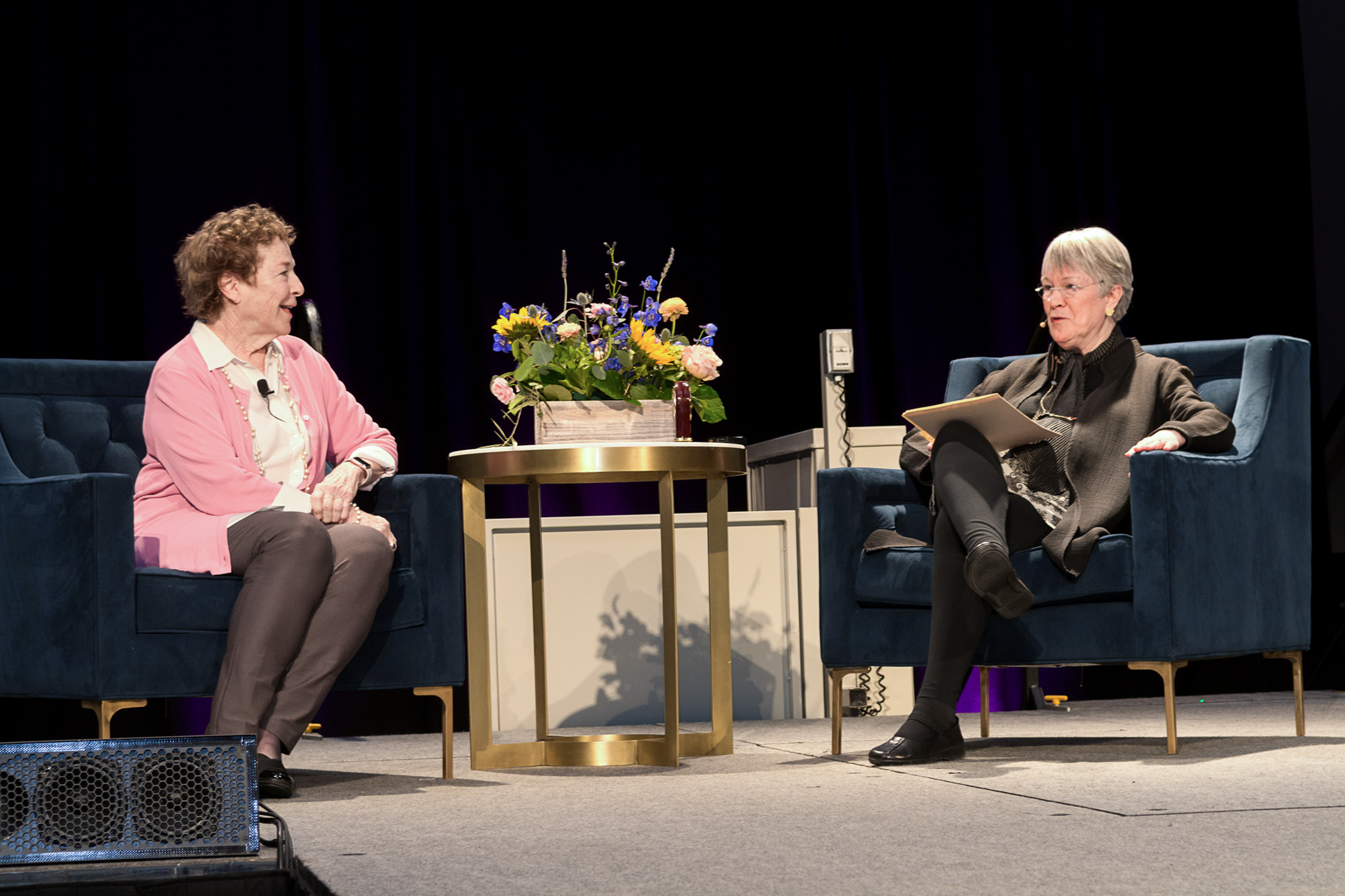 Frances Mayes, author of Under the Tuscan Sun, talking about her novel at the 2018 Books and Boutique 