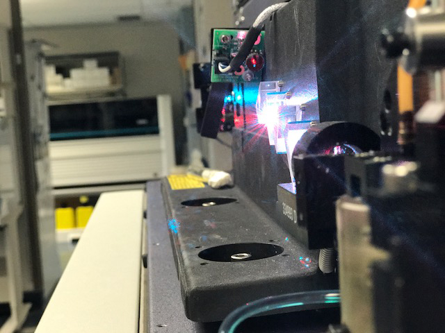 A machine used in the Saint Luke's Medical Lab Science program area