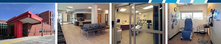Photos of the renovated emergency department at Saint Luke's North-Barry Road