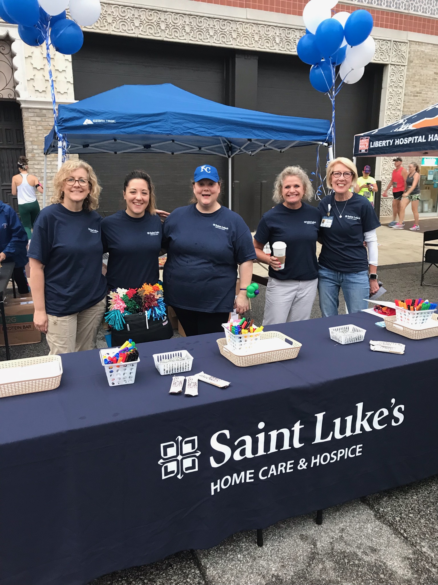 Volunteers at the 9th Annual Plaza 10K