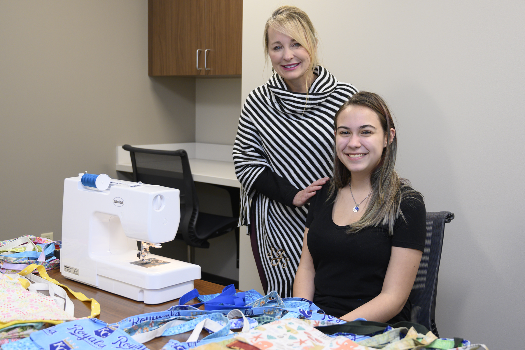 Cheri Rich with nurse educator Sherry Jetmore