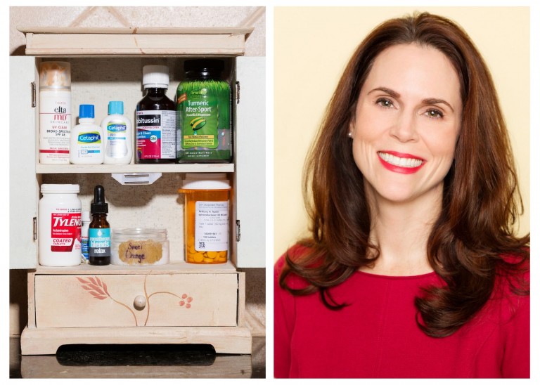 Dr. Bethany Austin and her medicine cabinet