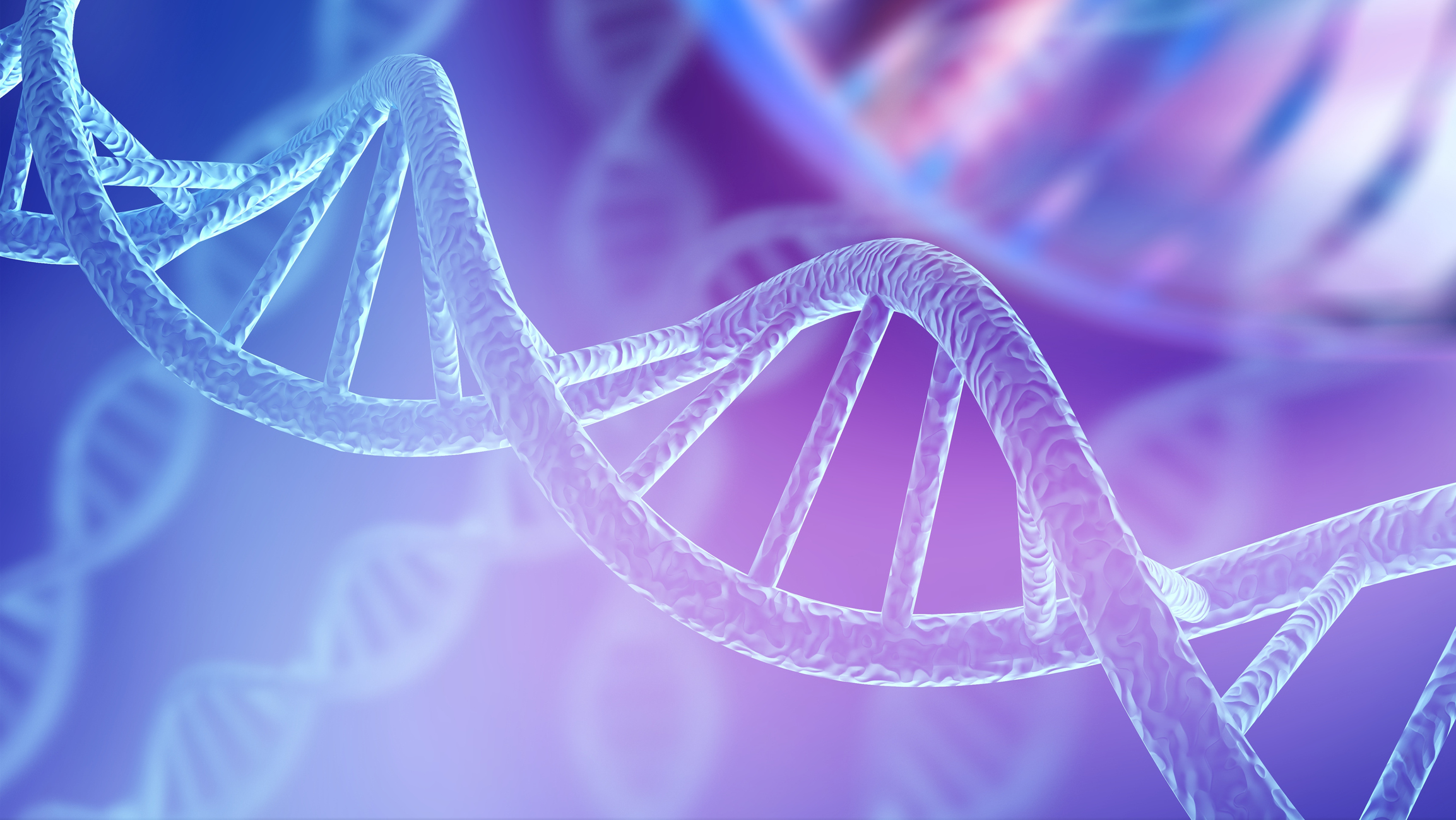 Stock image of DNA strand
