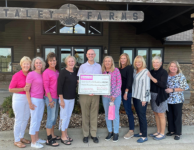 Staley Farms Fore the Cure has raised funds for Saint Luke’s North Breast and Imaging Center for over 11 years. 
