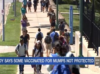 Study says some vaccinated for mumps not protected. KCTV 5 News. @KCTV5
