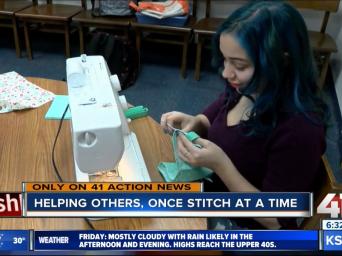 KSHB. Only on 41 Action News. Helping others, one stitch at a time. 41 Action News
