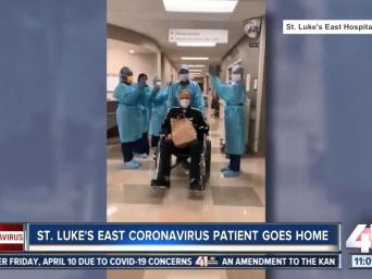 41 ACtion News - KSHB: Saint Luke's East coronavirus patient goes home 