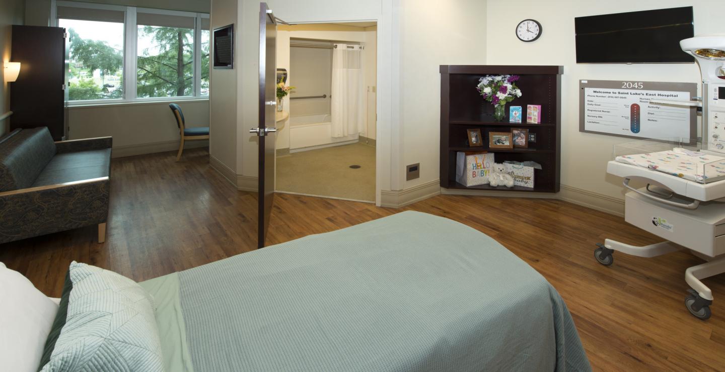 Interior of Saint Luke's East Maternity Center