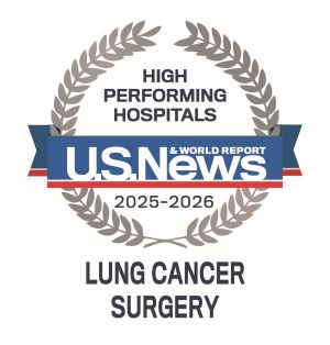US News and World report Lung Cancer emblem