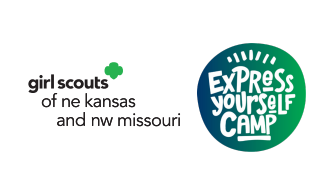 Girl Scouts of NE Kansas and NW Missouri and express yourself camp emblems