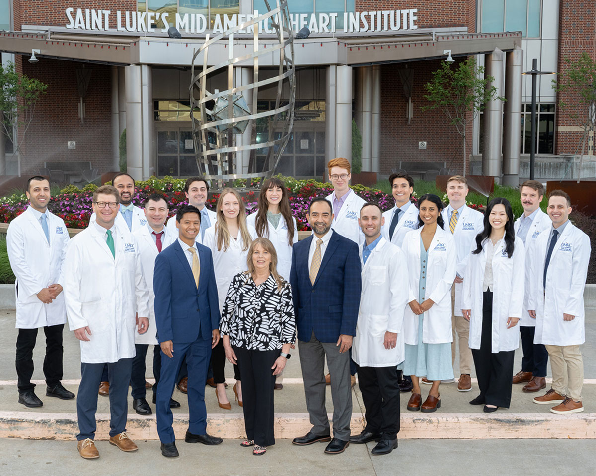 2026 Cardiovascular Fellows and Leadership group photo