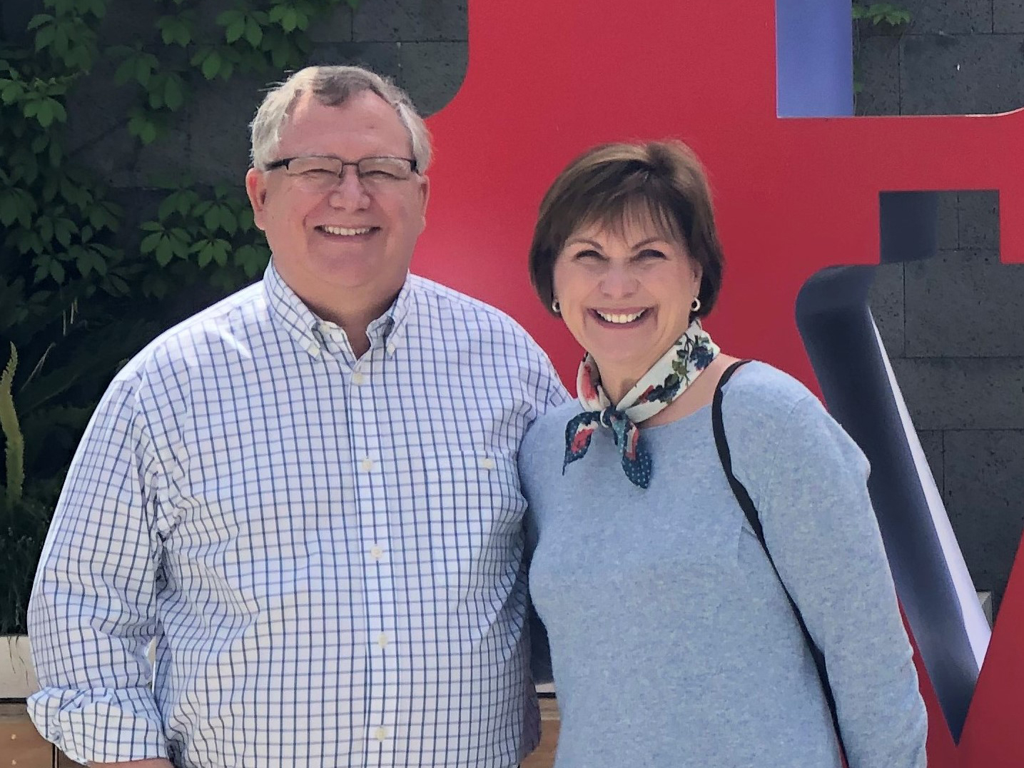 Mark Carr and his wife Mary Beth